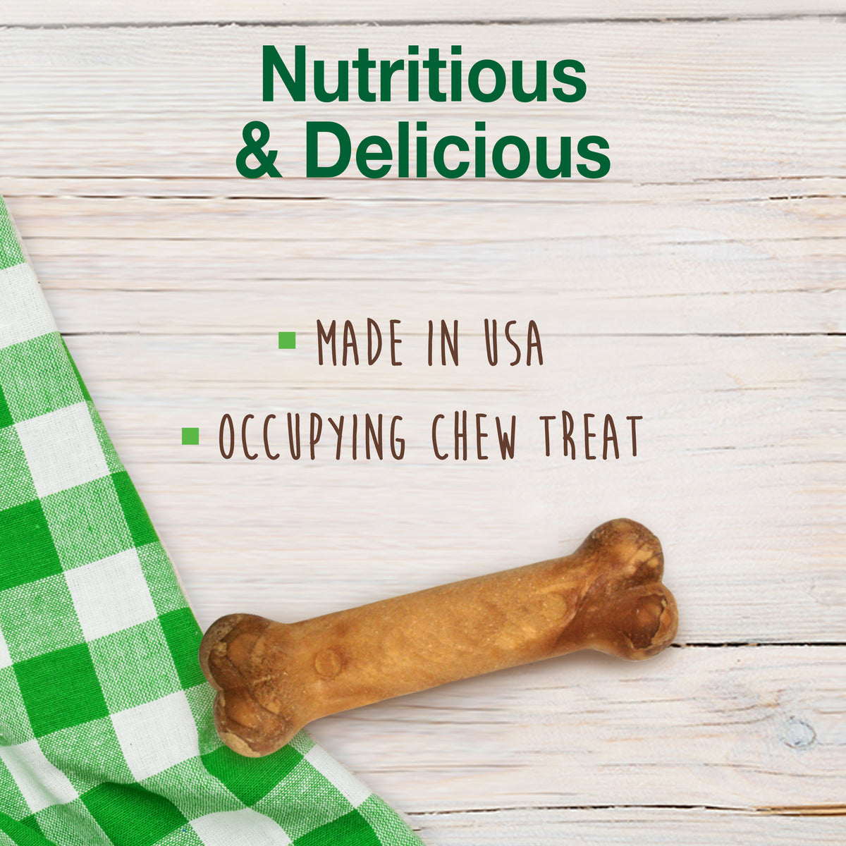 Nylabone Healthy Edibles Premios Sabor Tocino para Perros