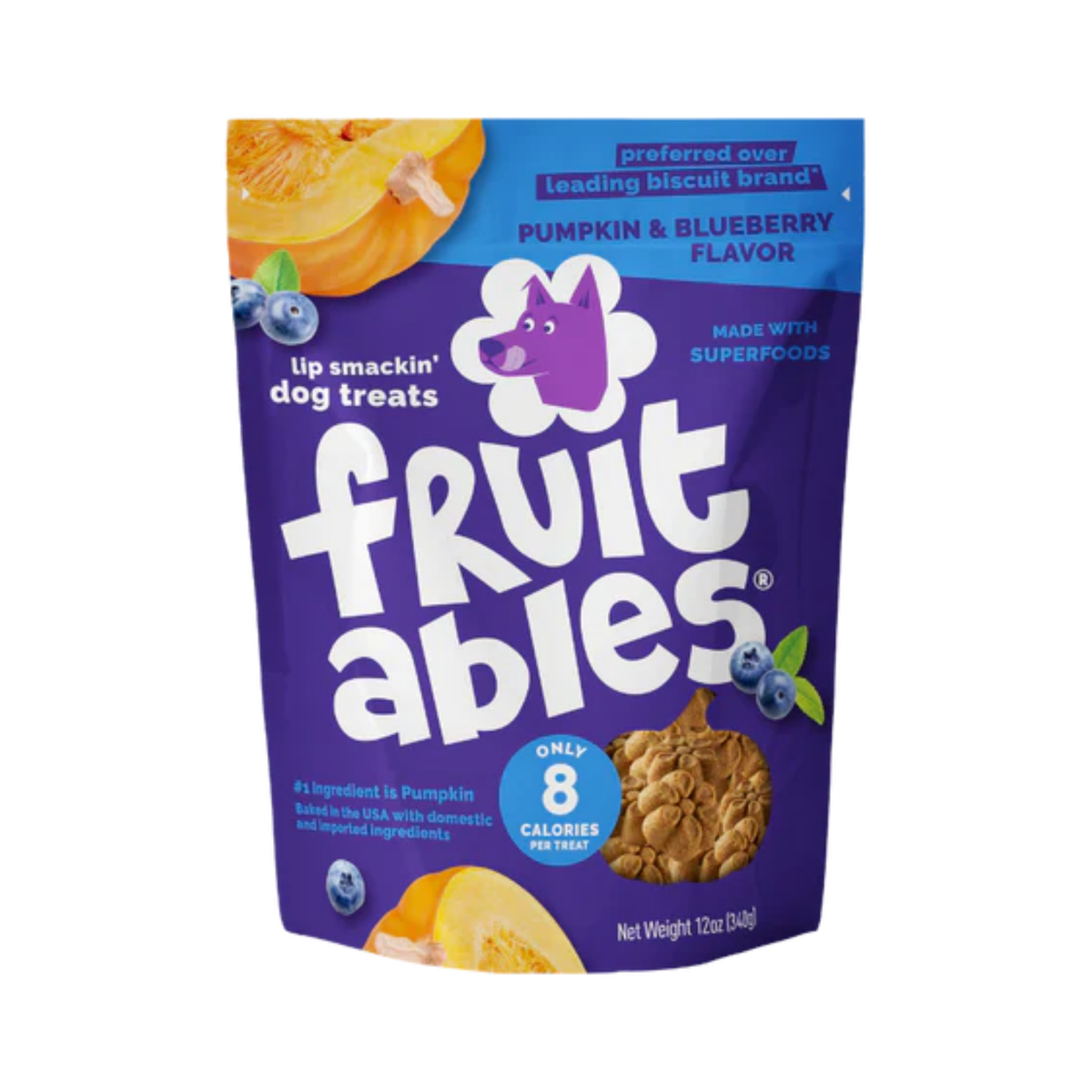Fruitables Premios naturales Calabaza y Mora azul