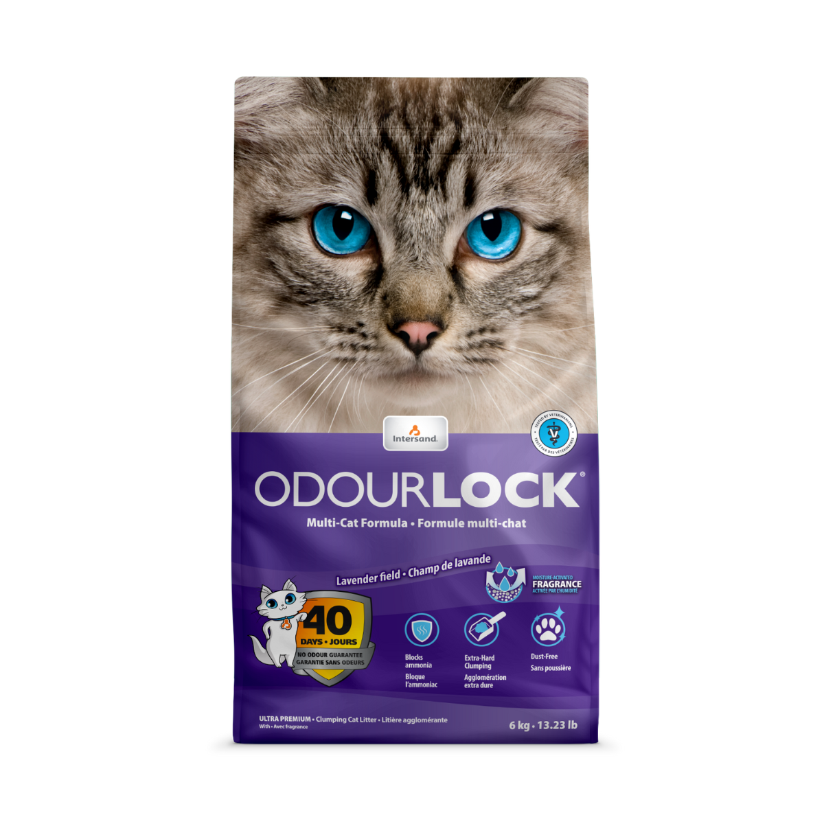 Intersand Odourlock arena aglutinante aroma Lavanda