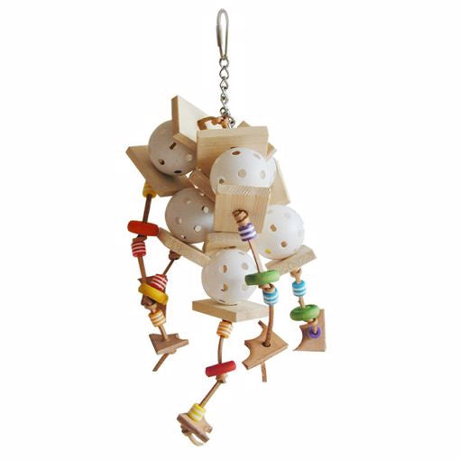 Juguete A&E para Aves Medianas Plastic Ball Cluster