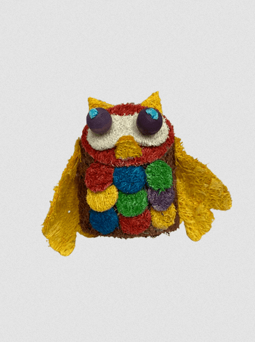 Juguete A&E Nibbles Owl Whooo para Pequeño Mamíferos