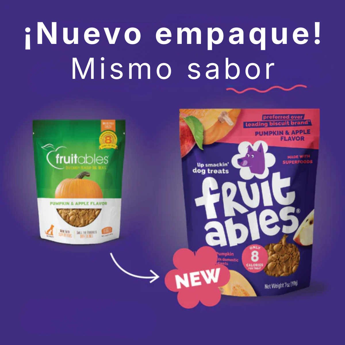 Fruitables Premios naturales Calabaza y Manzana