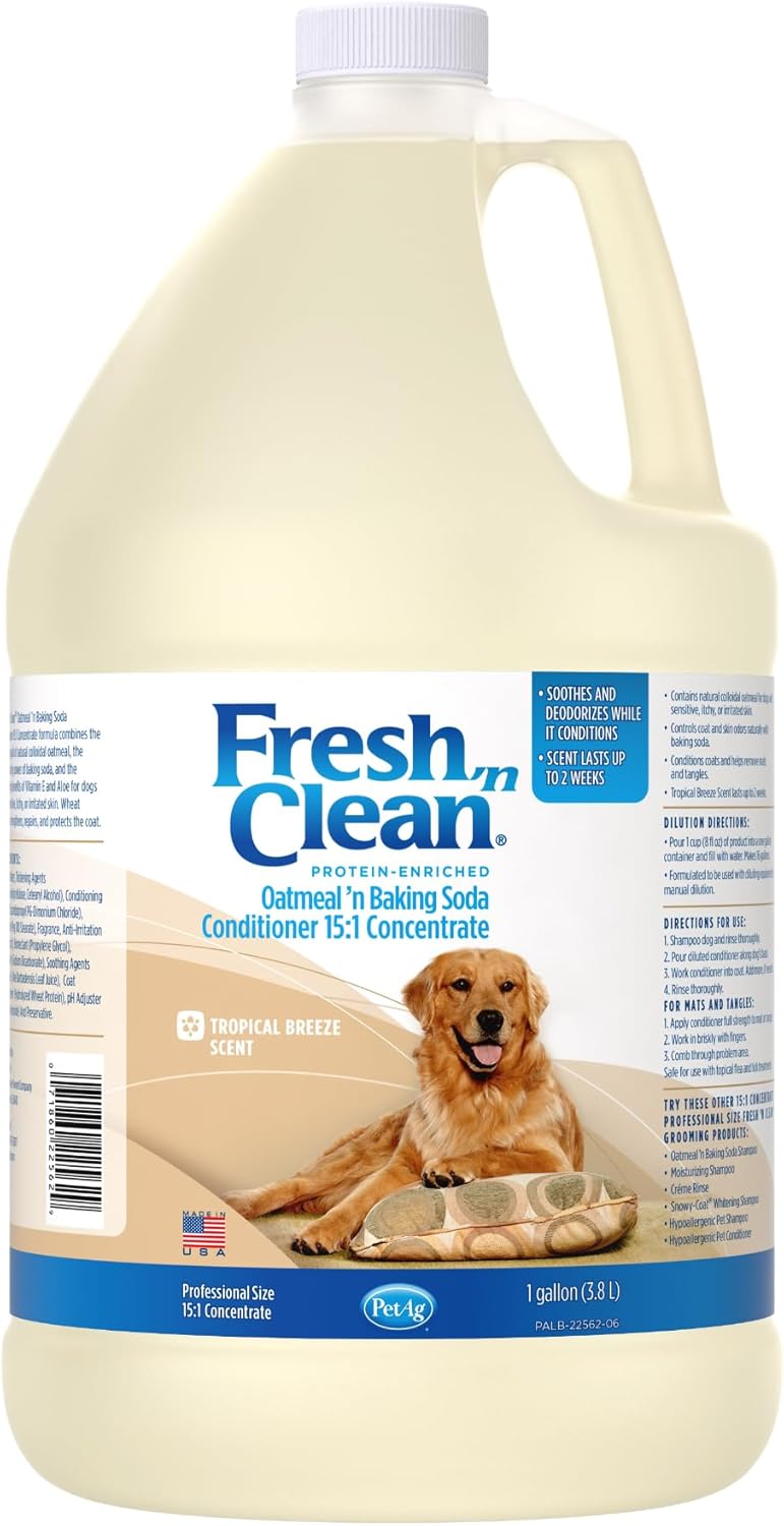 Acondicionador Fresh 'n Clean® Avena y Bicarbonato de Sodio Concentrado 15:1, Esencia de Brisa Tropical