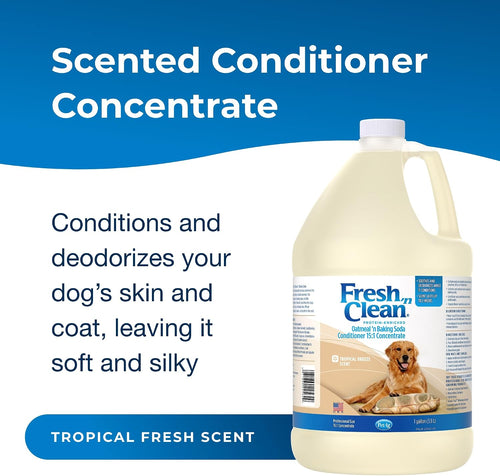Acondicionador Fresh 'n Clean® Avena y Bicarbonato de Sodio Concentrado 15:1, Esencia de Brisa Tropical