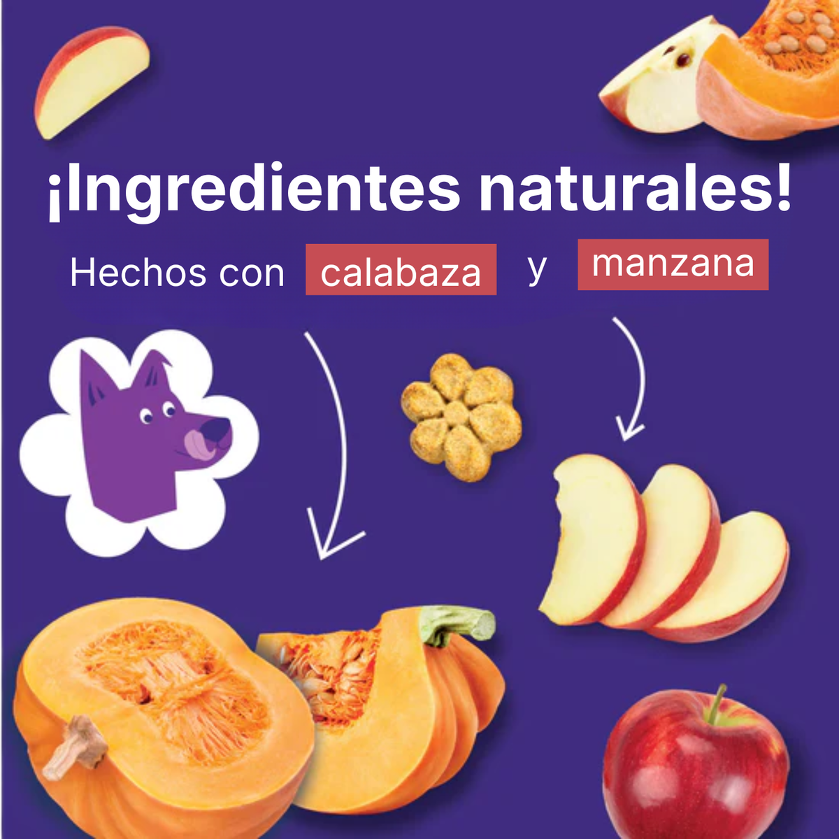 Fruitables Premios naturales Calabaza y Manzana