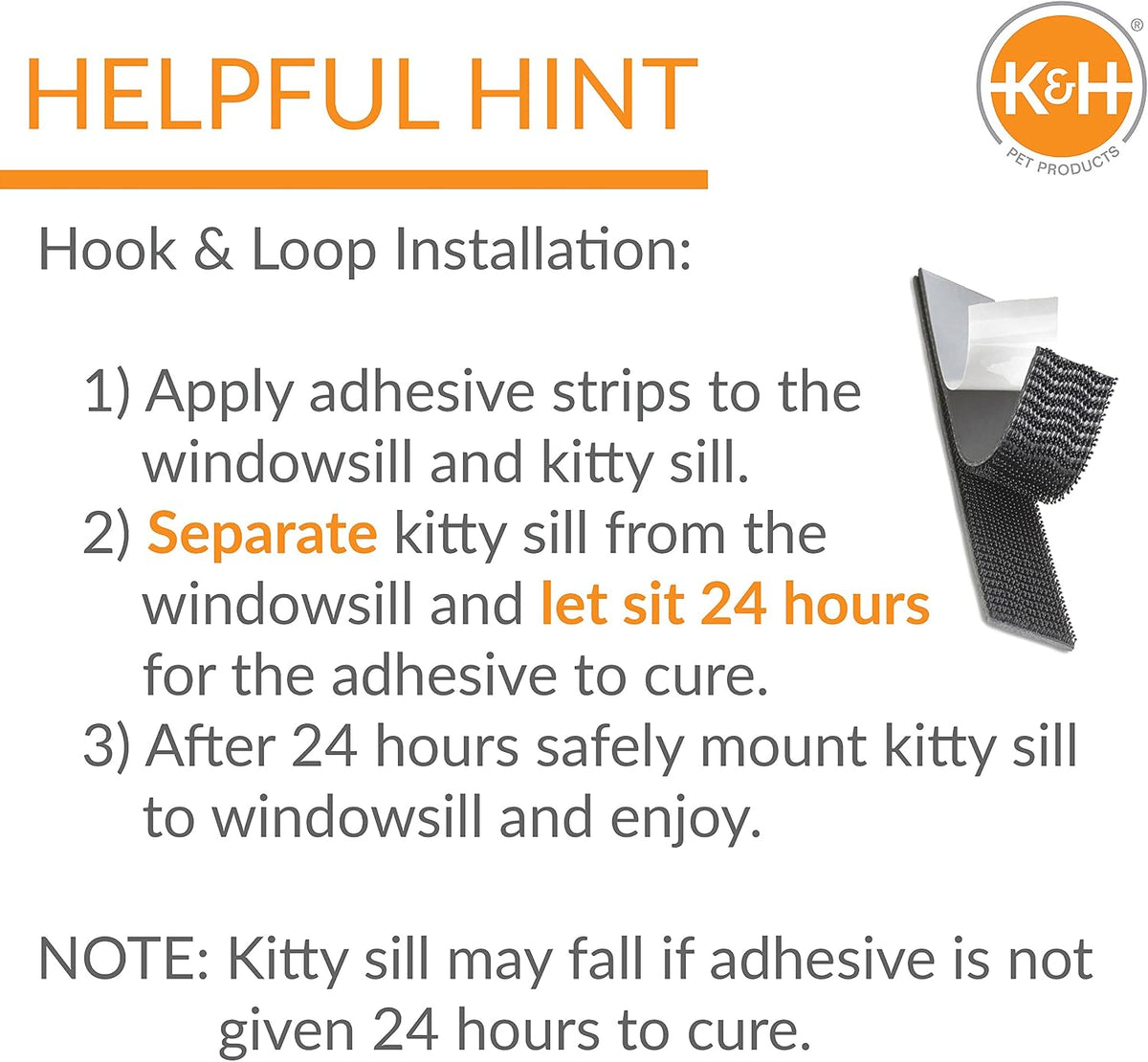 Cama de ventana K&H Kitty Sill color gris para gato