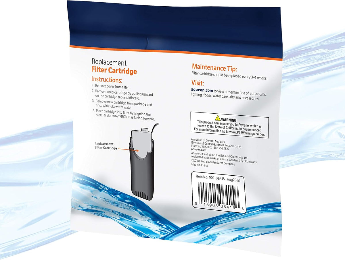 Aqueon 3 pack Cartucho para filtro de acuario (Extra Chico)