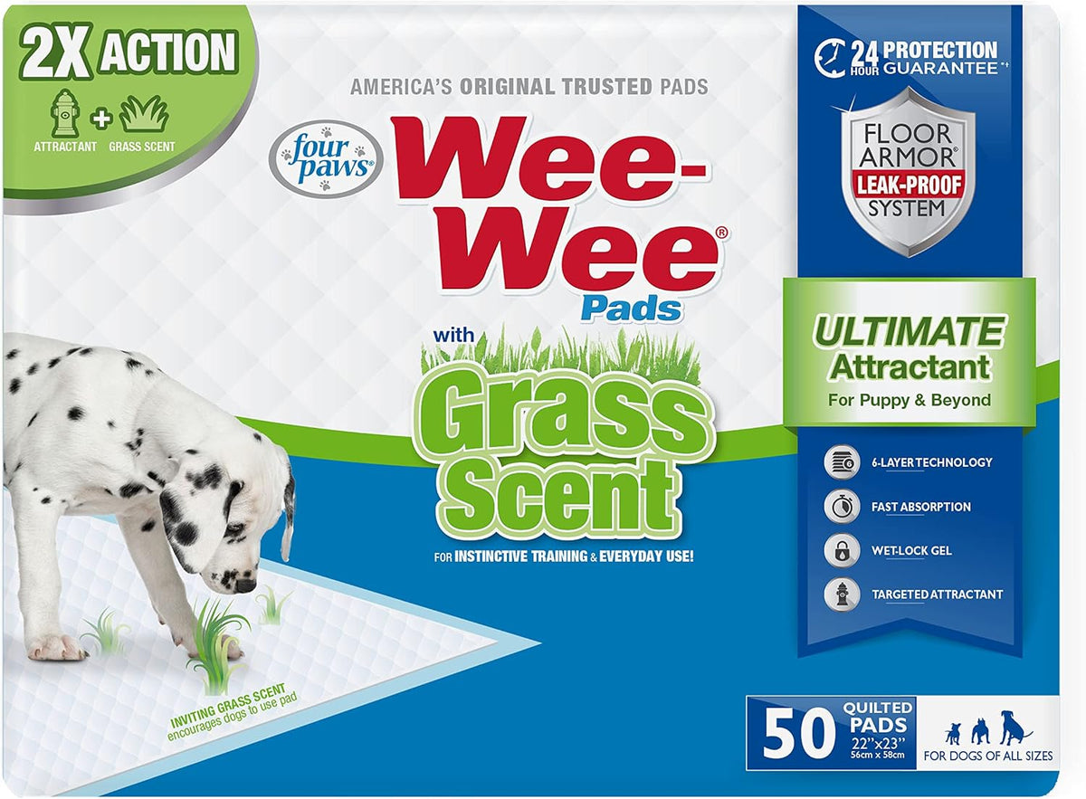 Wee-Wee PadsTapete Entrenador Esencia a Pasto para Perro