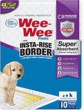 Wee-Wee Pads Tapete Entrenador Insta-Rise Border Pads para Perro