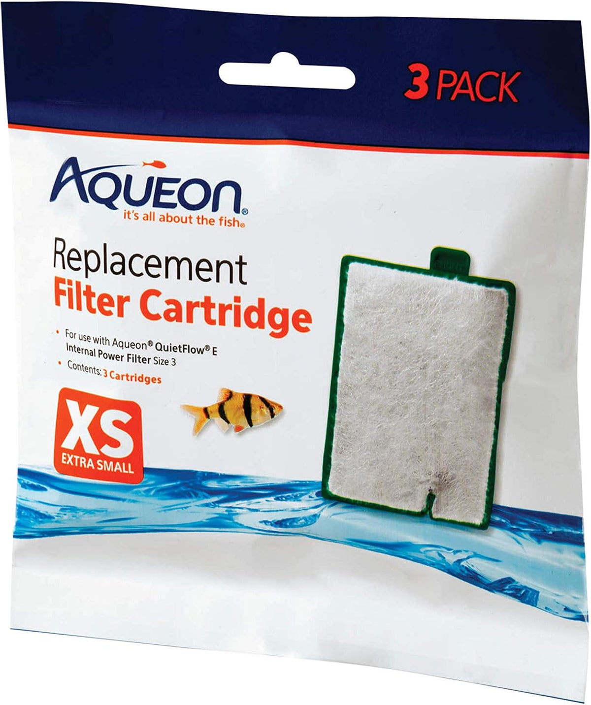 Aqueon 3 pack Cartucho para filtro de acuario (Extra Chico)