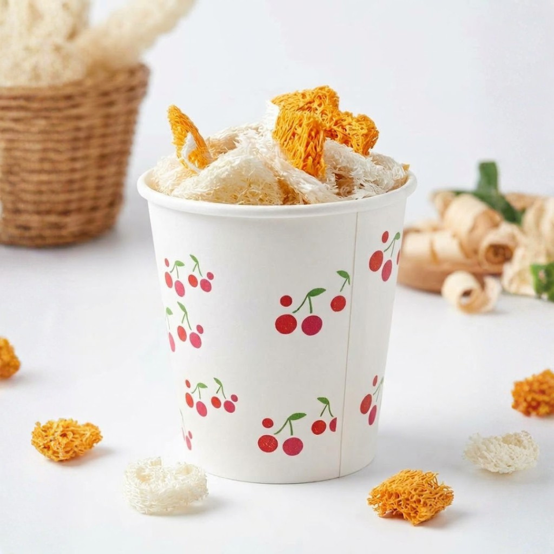 Juguete A&E Nibbles de Esponja Popcorn para Pequeño Mamíferos