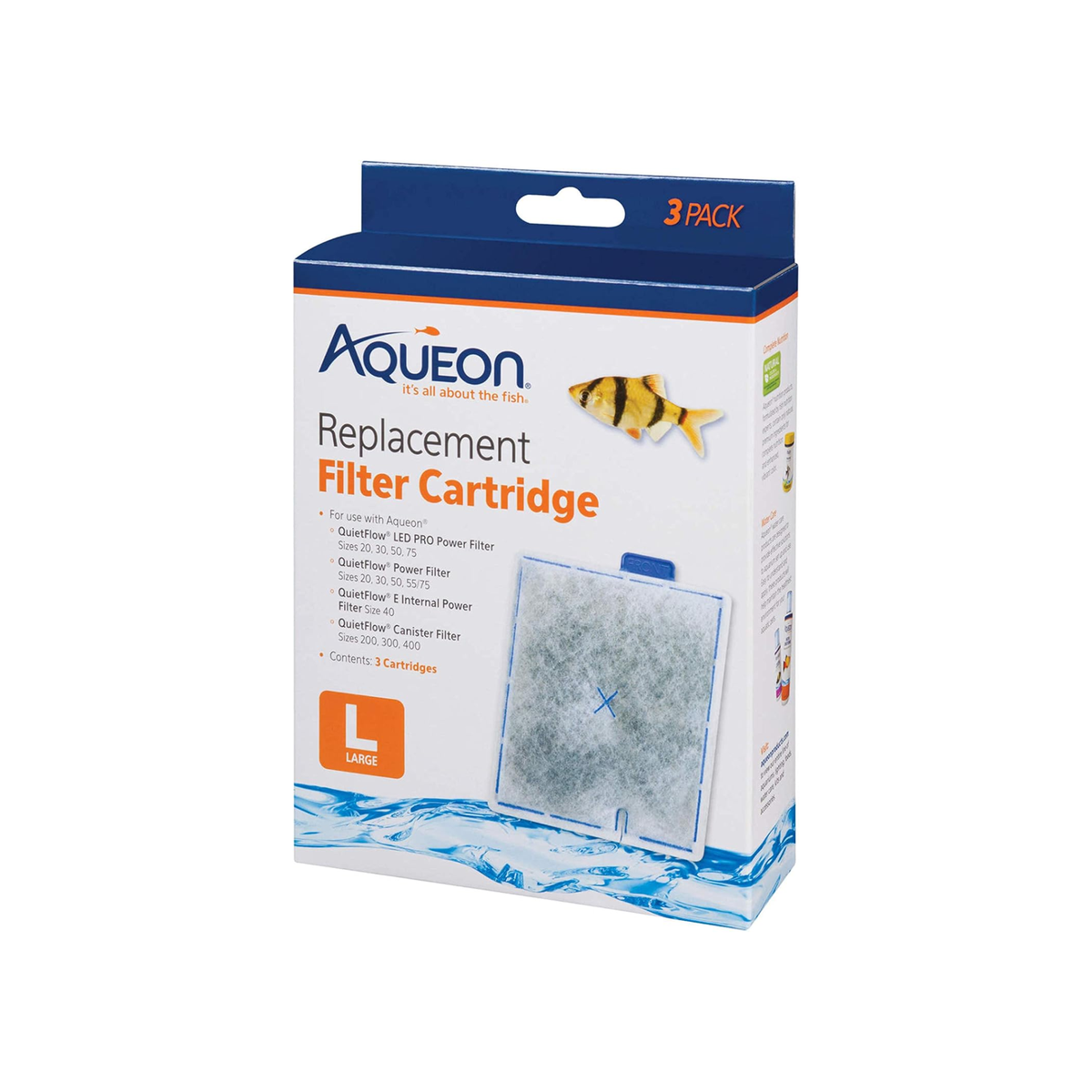 Aqueon Cartucho para filtro de acuario (Tamaño grande)