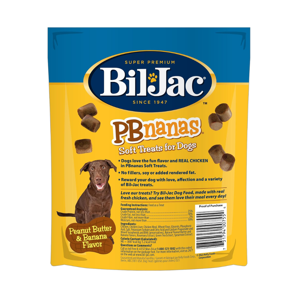 Bil-Jac PB-Nanas Premios Suaves para Perro