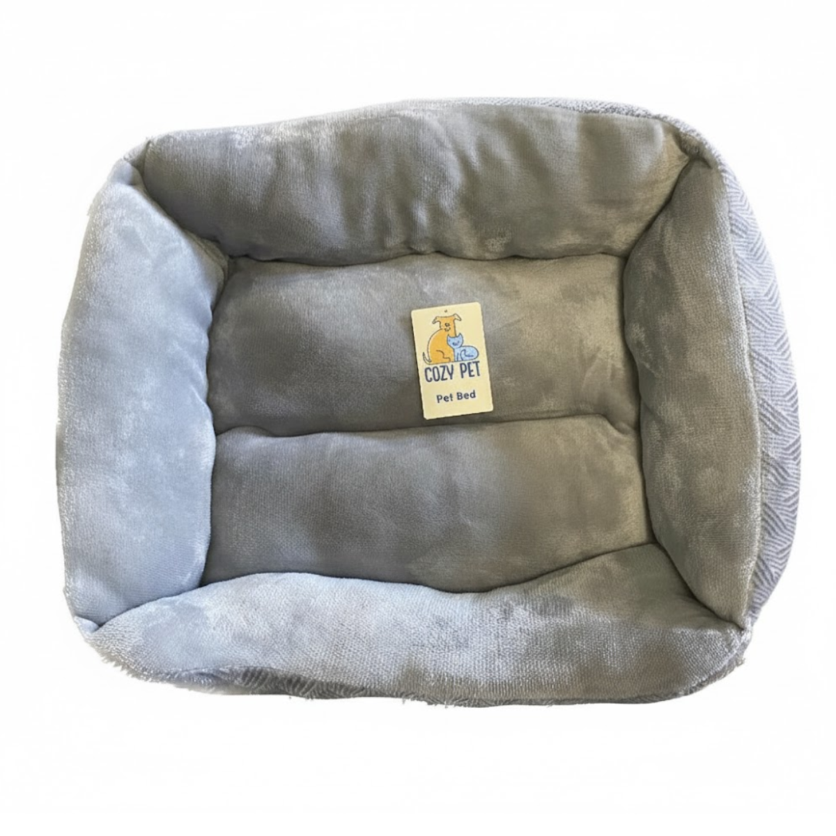 DMC Cama Cozy Pet estampado Lineas Gris