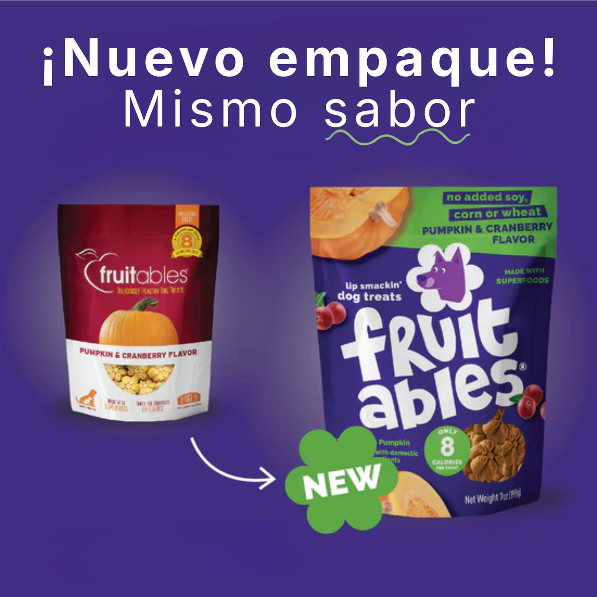 Fruitables Premios naturales Calabaza y Arándano