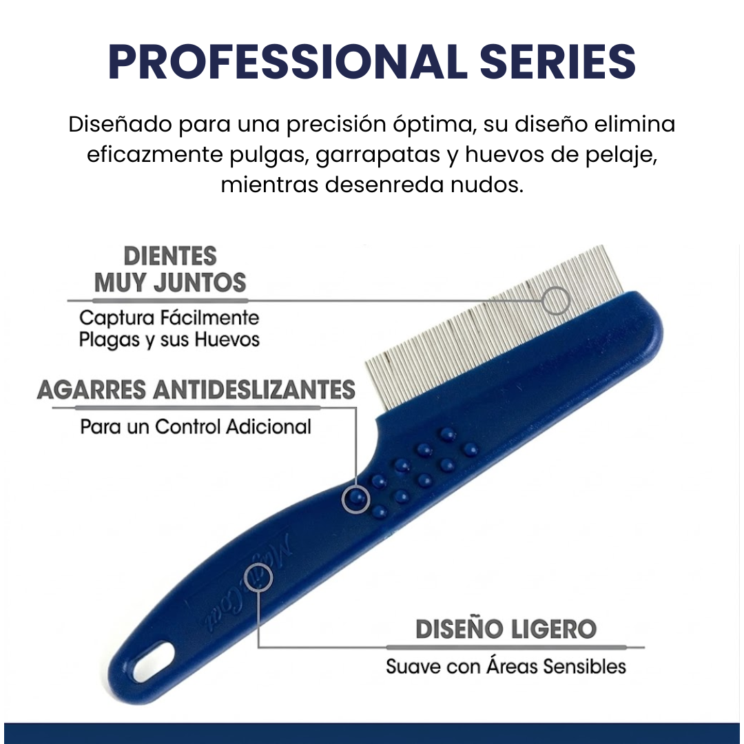 MagicCoat Peine Professional Series Atrapa-pulgas