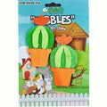 Juguete A&E Nibbles de Esponja Barrel Cactus para Pequeño Mamíferos