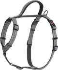 HALTI Arnés de Paseo Negro/Gris (pecho 56cm - 76cm)
