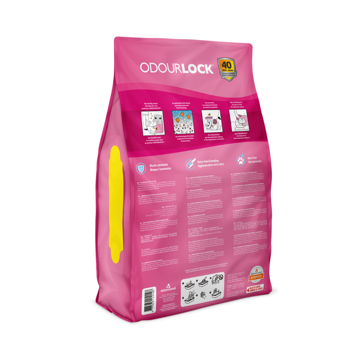 Intersand Odorlock Arena para gato aroma talco para bebé
