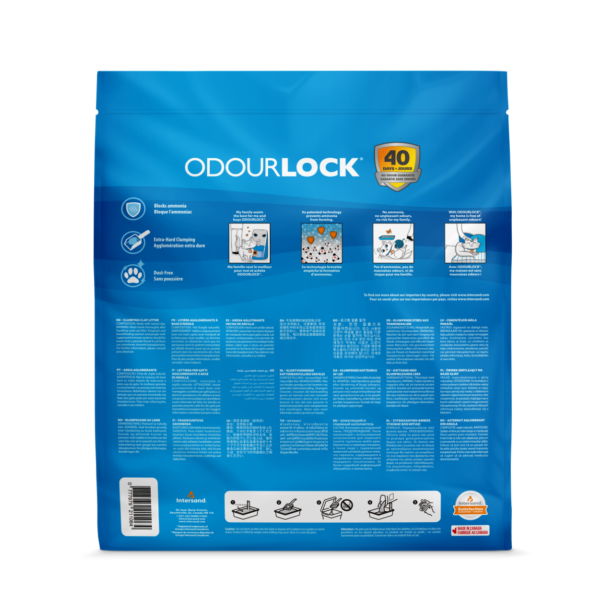 Odour Lock Arena aglutinante de arcilla sin aroma