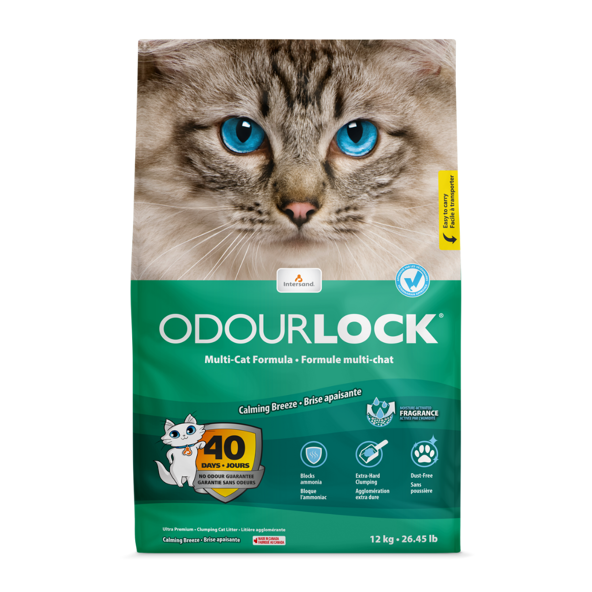 Intersand Odorlock Arena para gato aroma brisa calmante