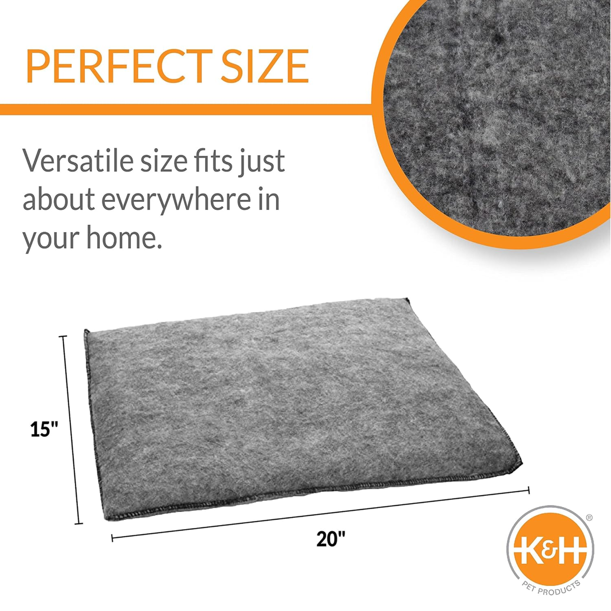K&H Colchoneta Amazin' Kitty Pad gris, para gato