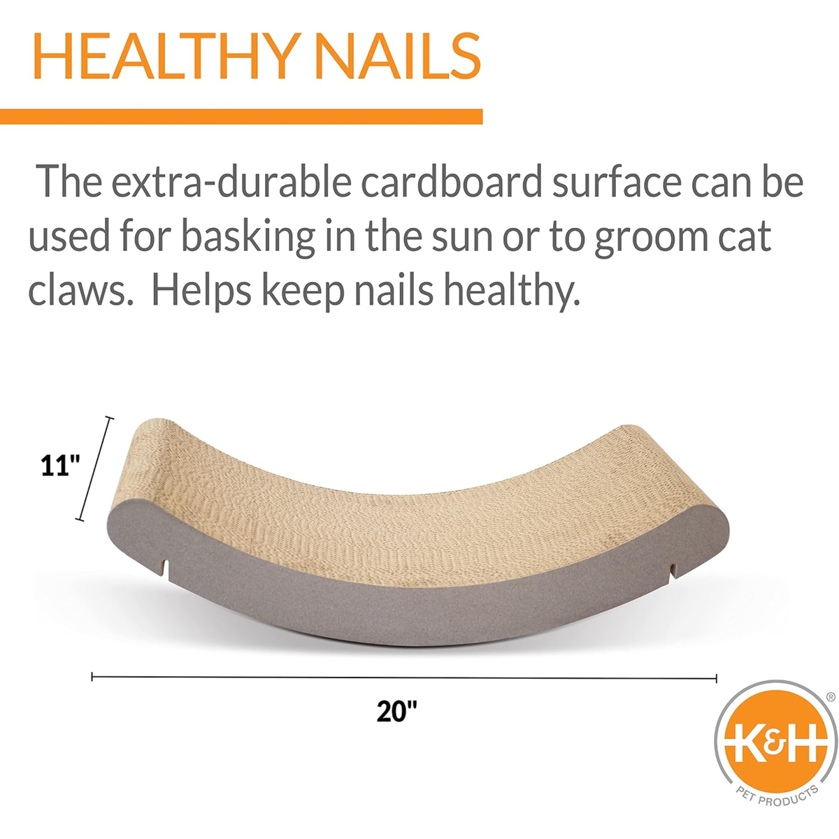 K&H Combo Cama de ventana rascador de cartón y repuesto, para gato