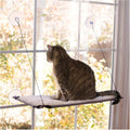 Cama de ventana K&H Lounger natural/gris para gato