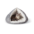 K&H Cama calor reflejante Hut para mascota, gris