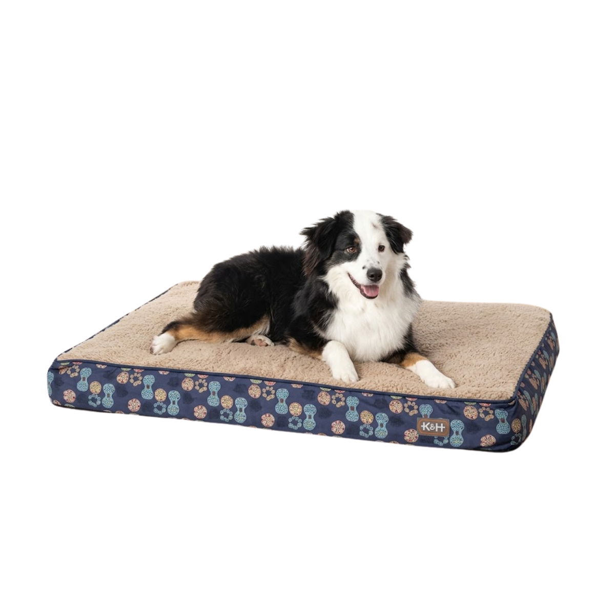 K&H Cama Ortopédica Superior Gris/Patitas Grande, para perro