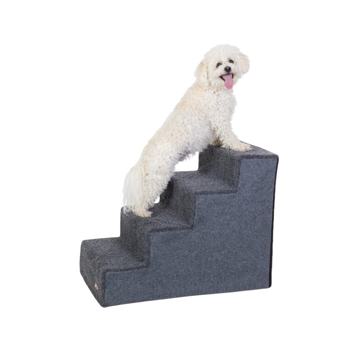 K&H Escalones 4 niveles para mascotas, gris clásico ,para perro y gato