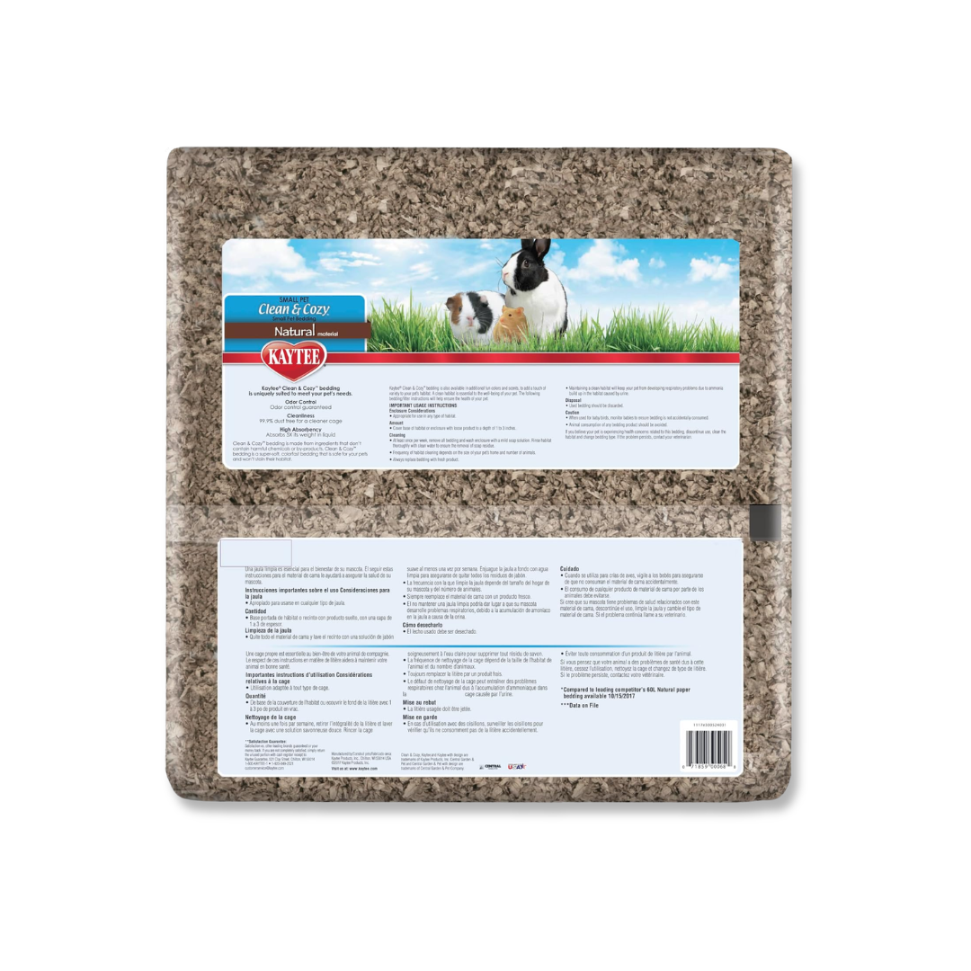 Kaytee Sustrato antiolores Clean & Cozy Natural