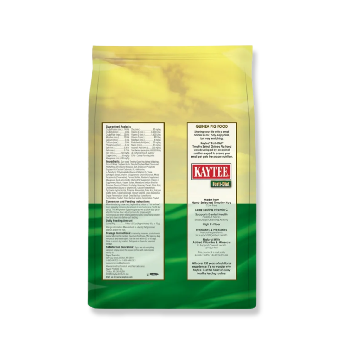 Kaytee Forti Diet Timothy Select Cuyo