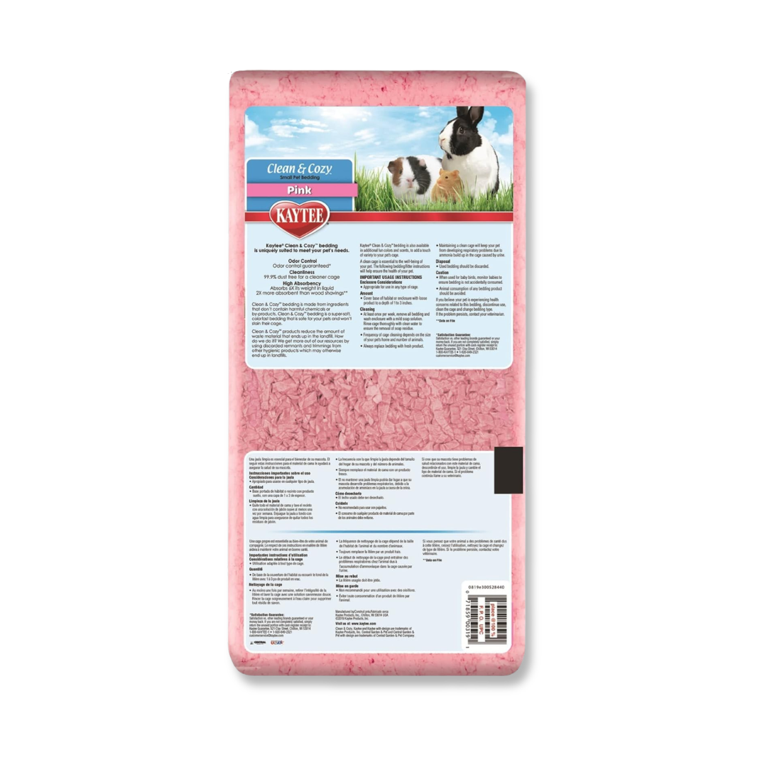 Kaytee Sustrato antiolor Clean & Cozy Rosa