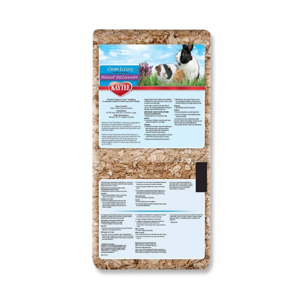 Kaytee sustrato antiolores Clean & Cozy Natural Lavanda