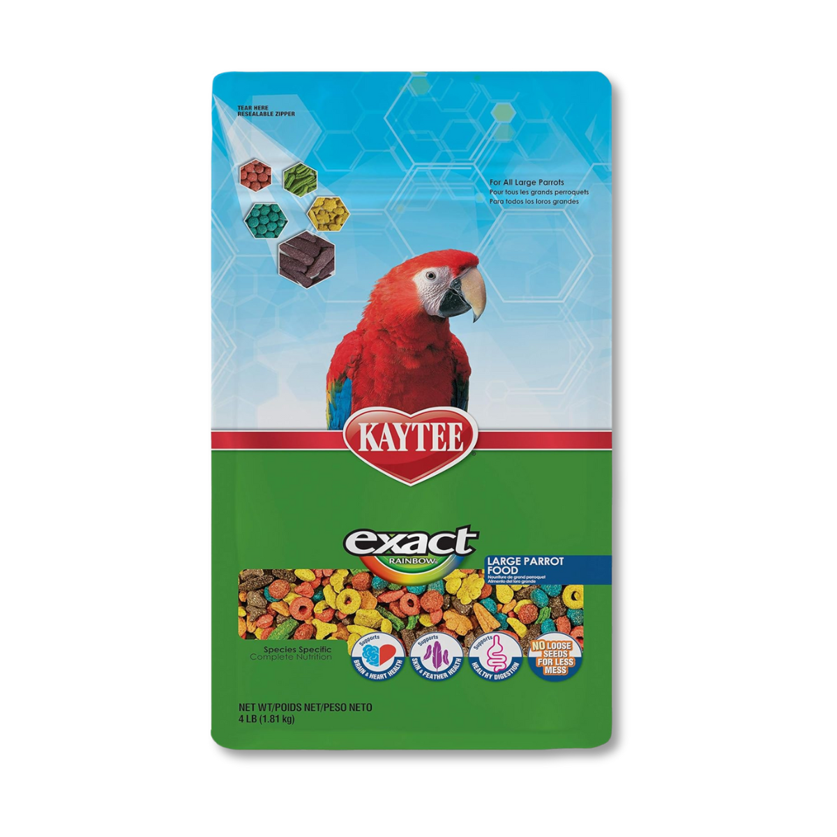 Kaytee Exact Rainbow Guacamaya / Cacatúa