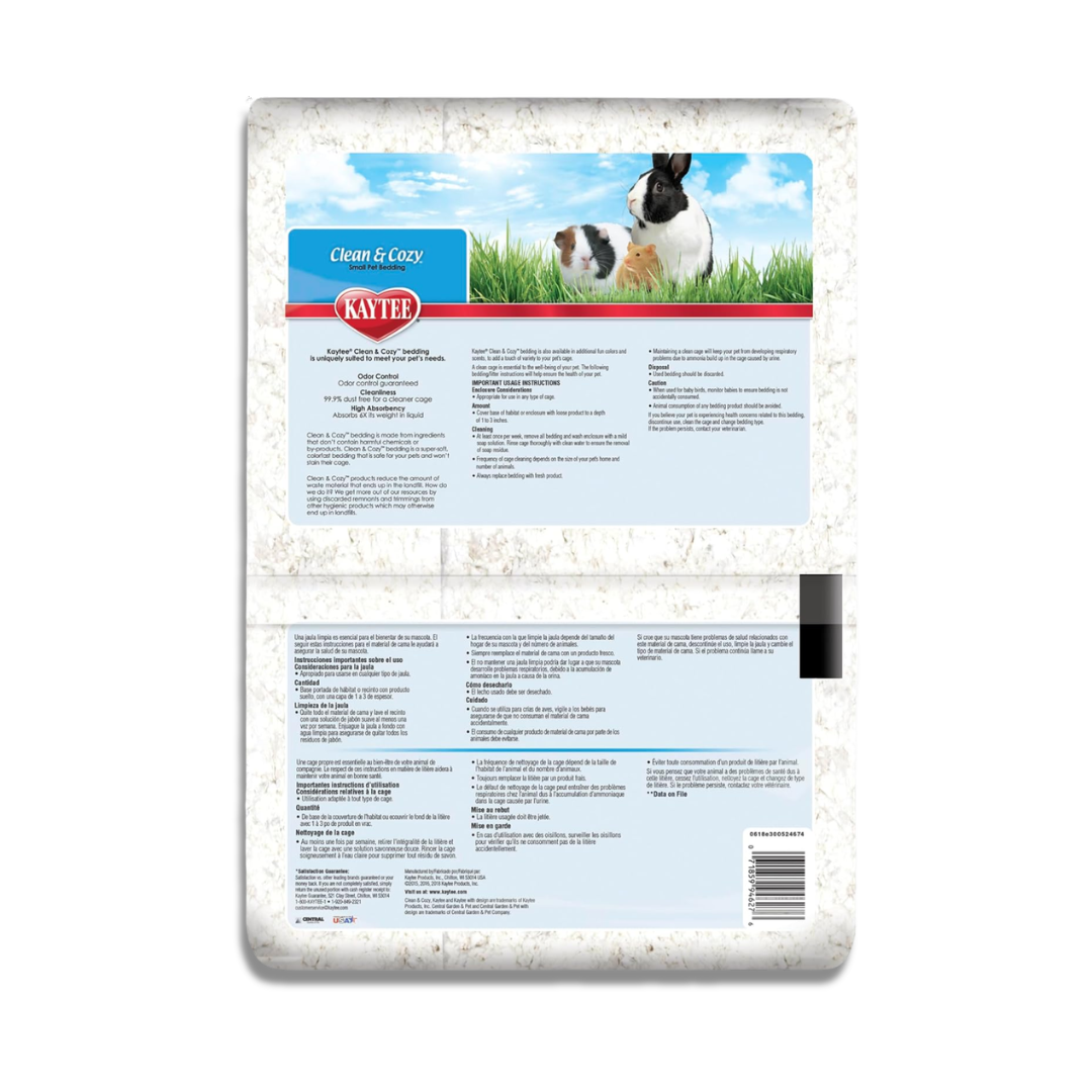 Kaytee Sustrato antiolores Clean & Cozy Blanco