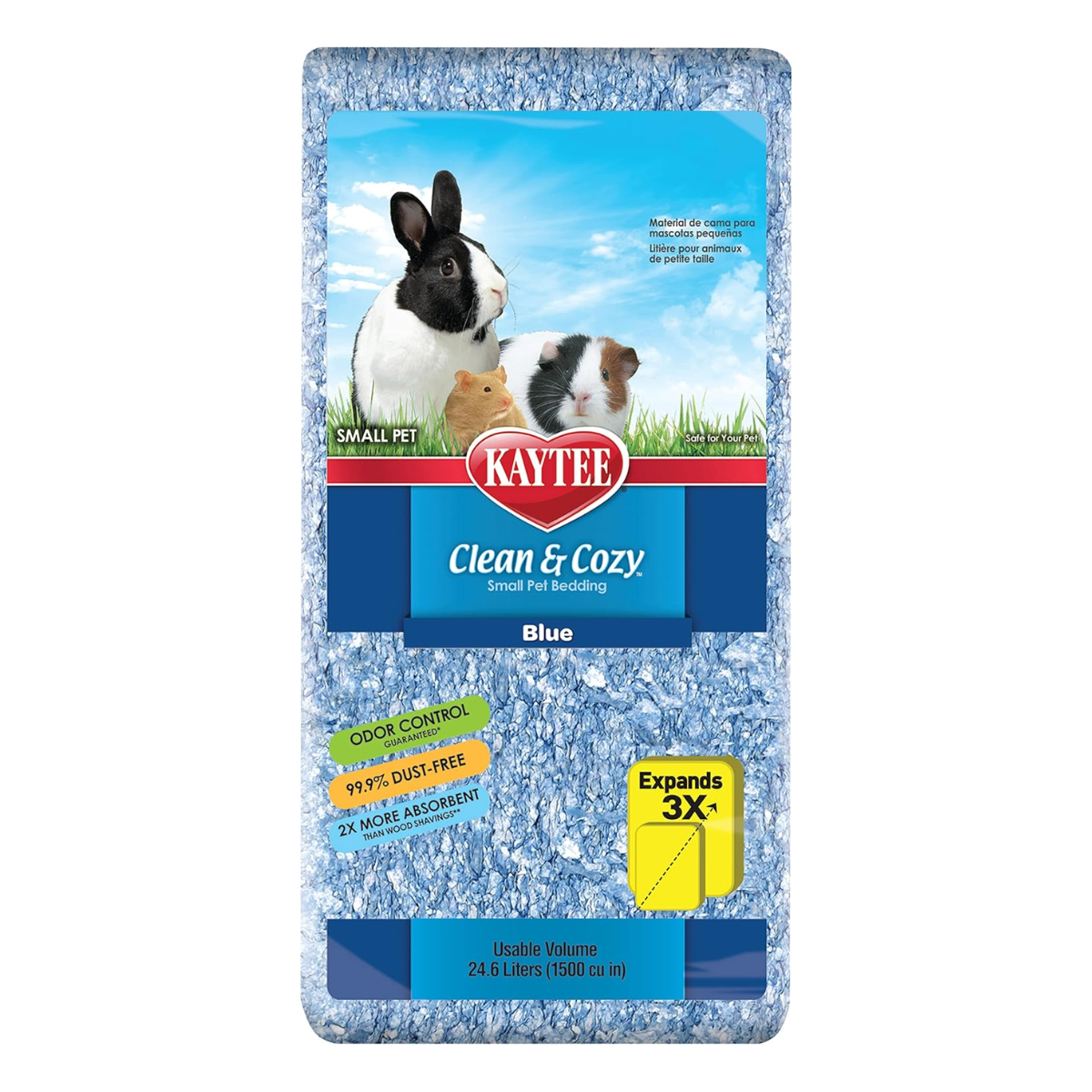 Kaytee Sustrato antiolor Clean & Cozy Azul