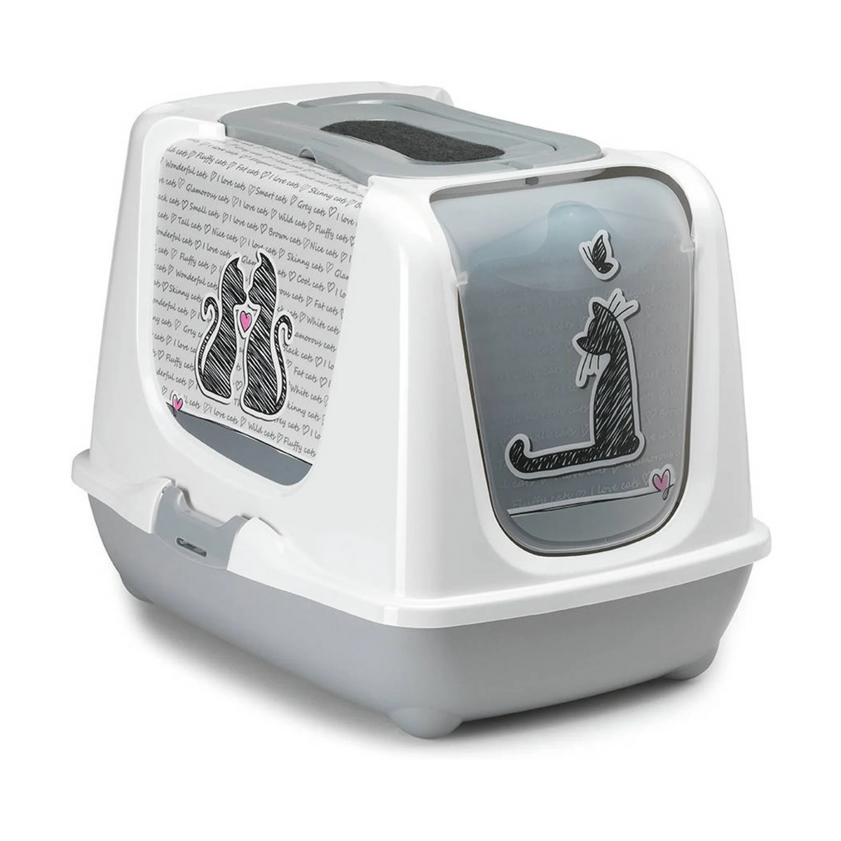 Moderna Arenero para Gato Trendy Cat Cats in Love