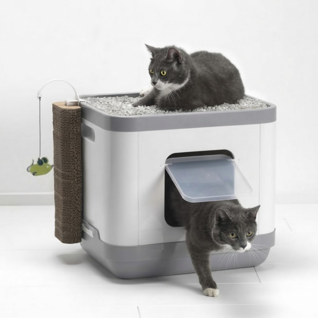 Moderna Arenero para Gato Cat Concept