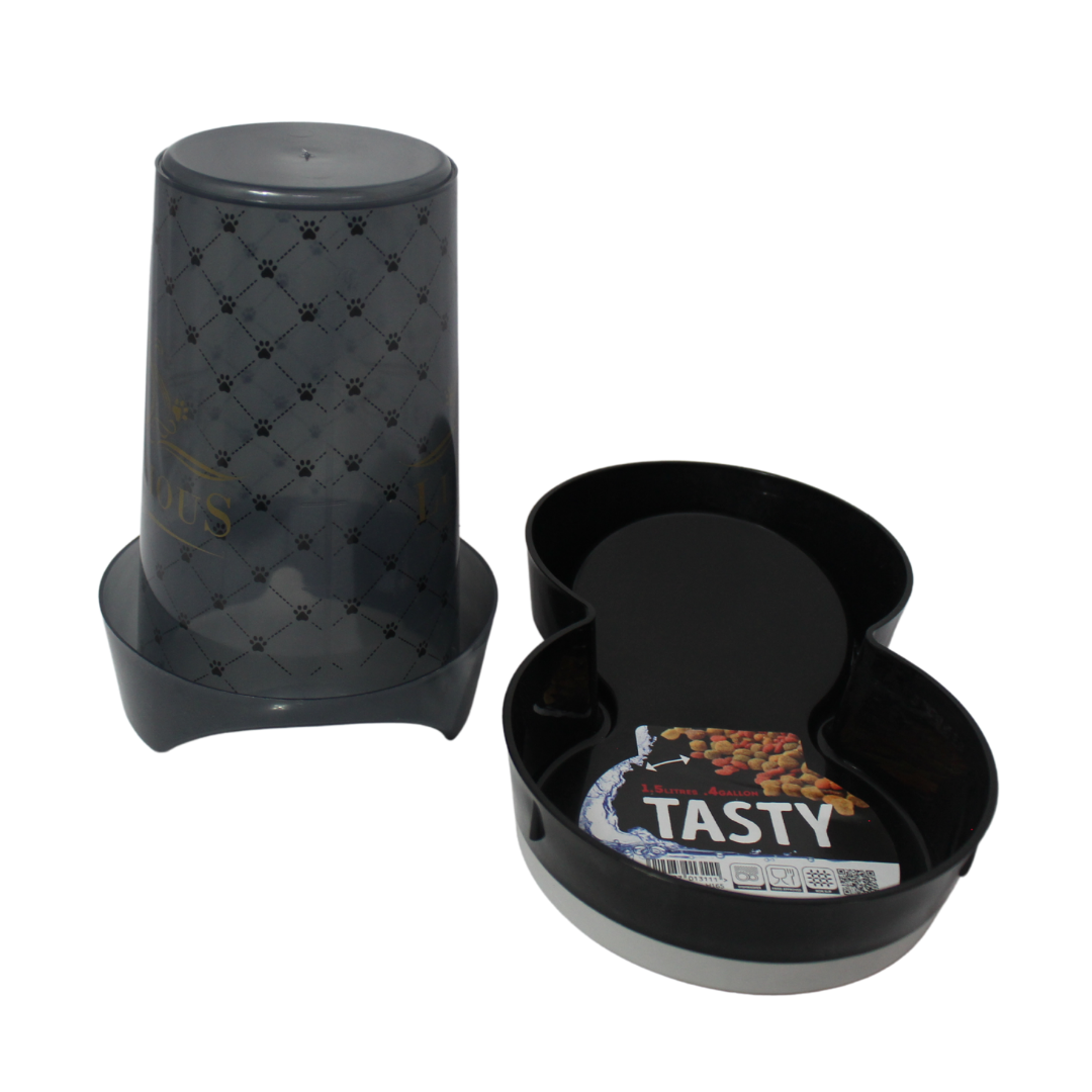 Moderna Dispensador de Alimento y Agua Tasty Dinner Luxurious