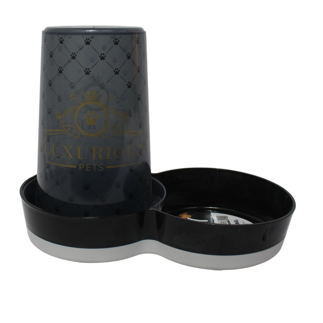 Moderna Dispensador de Alimento y Agua Tasty Dinner Luxurious
