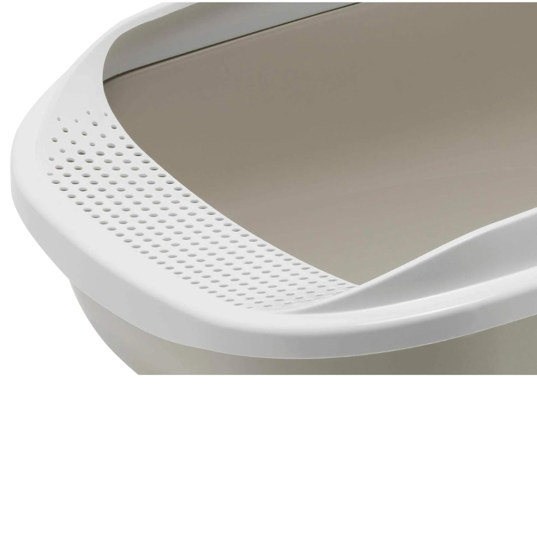 Moderna Arenero abierto Grande Comfy Step para Gato
