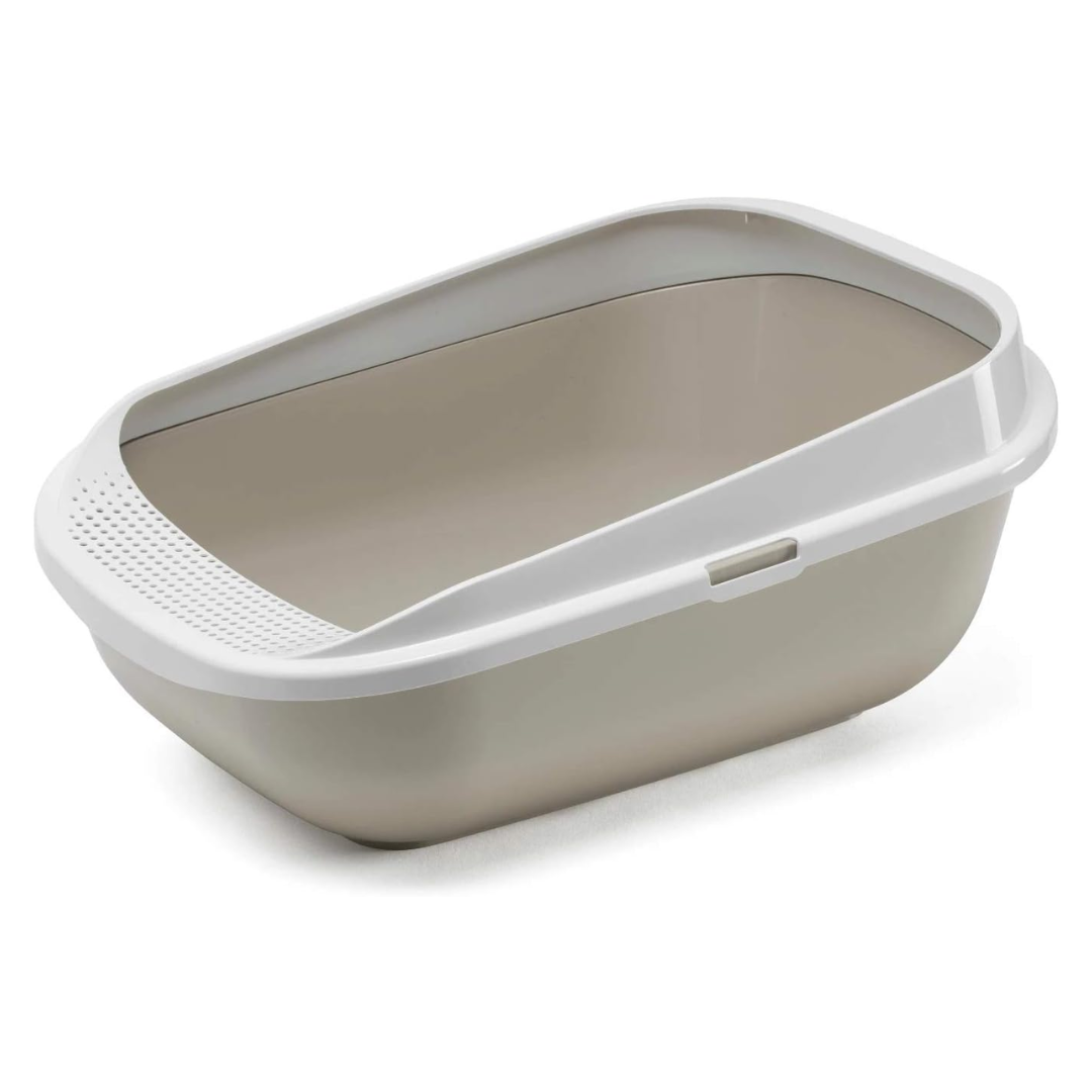 Moderna Arenero abierto Grande Comfy Step para Gato