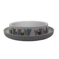 Moderna Plato para Gato Trendy Dinner Maasai