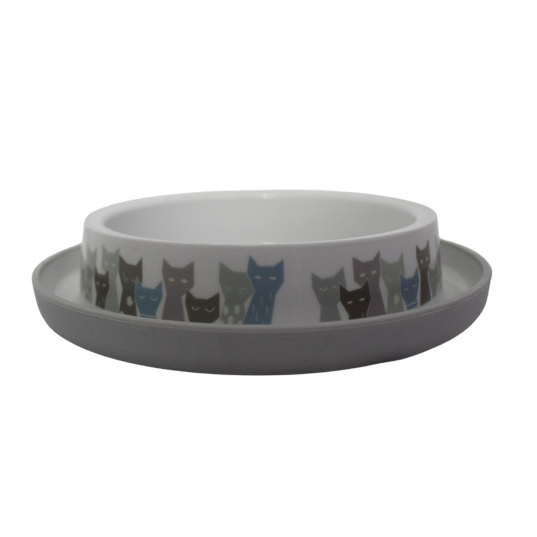 Moderna Plato para Gato Trendy Dinner Maasai