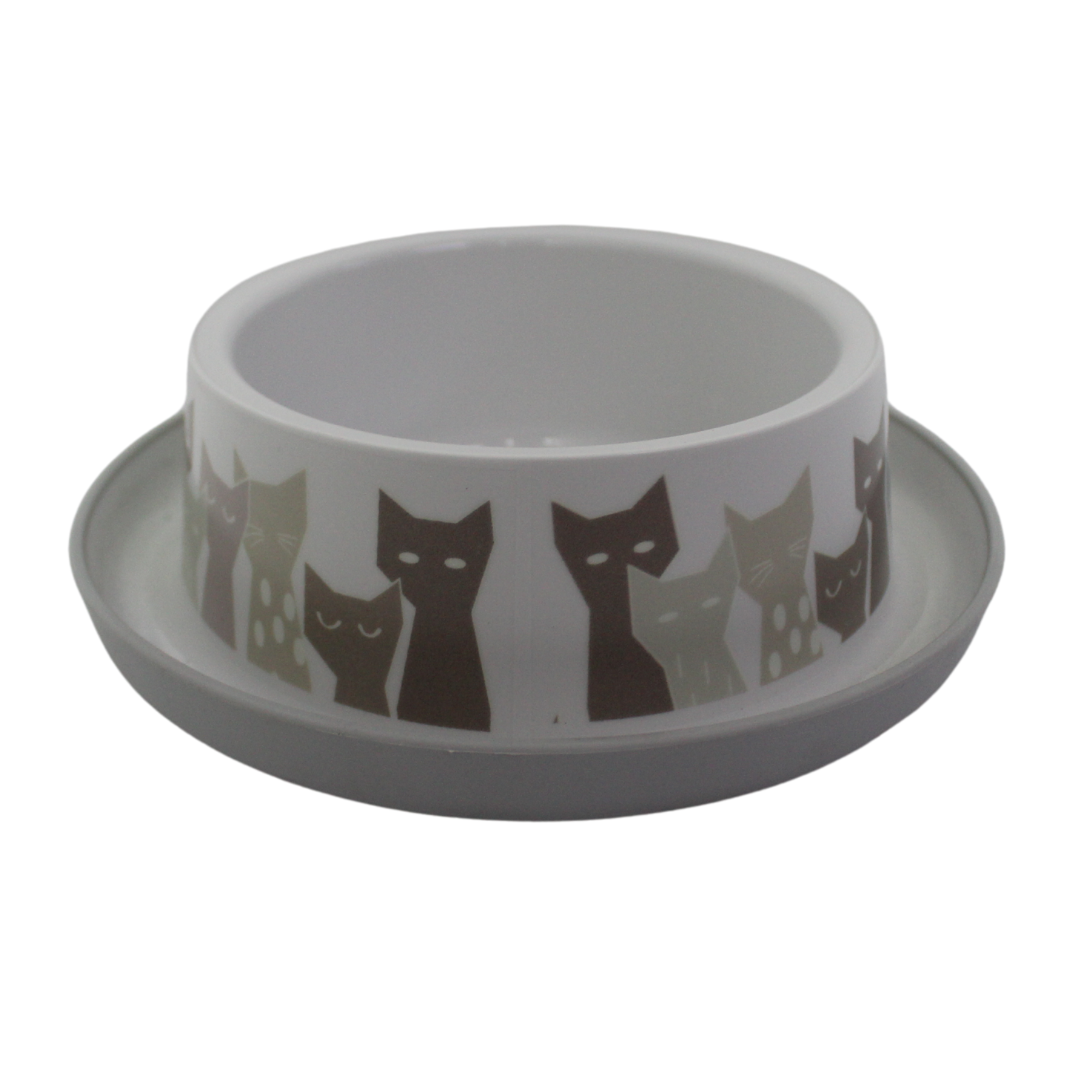 Moderna Plato para Gato Trendy Dinner Maasai