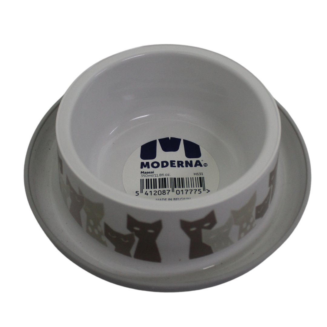Moderna Plato para Gato Trendy Dinner Maasai
