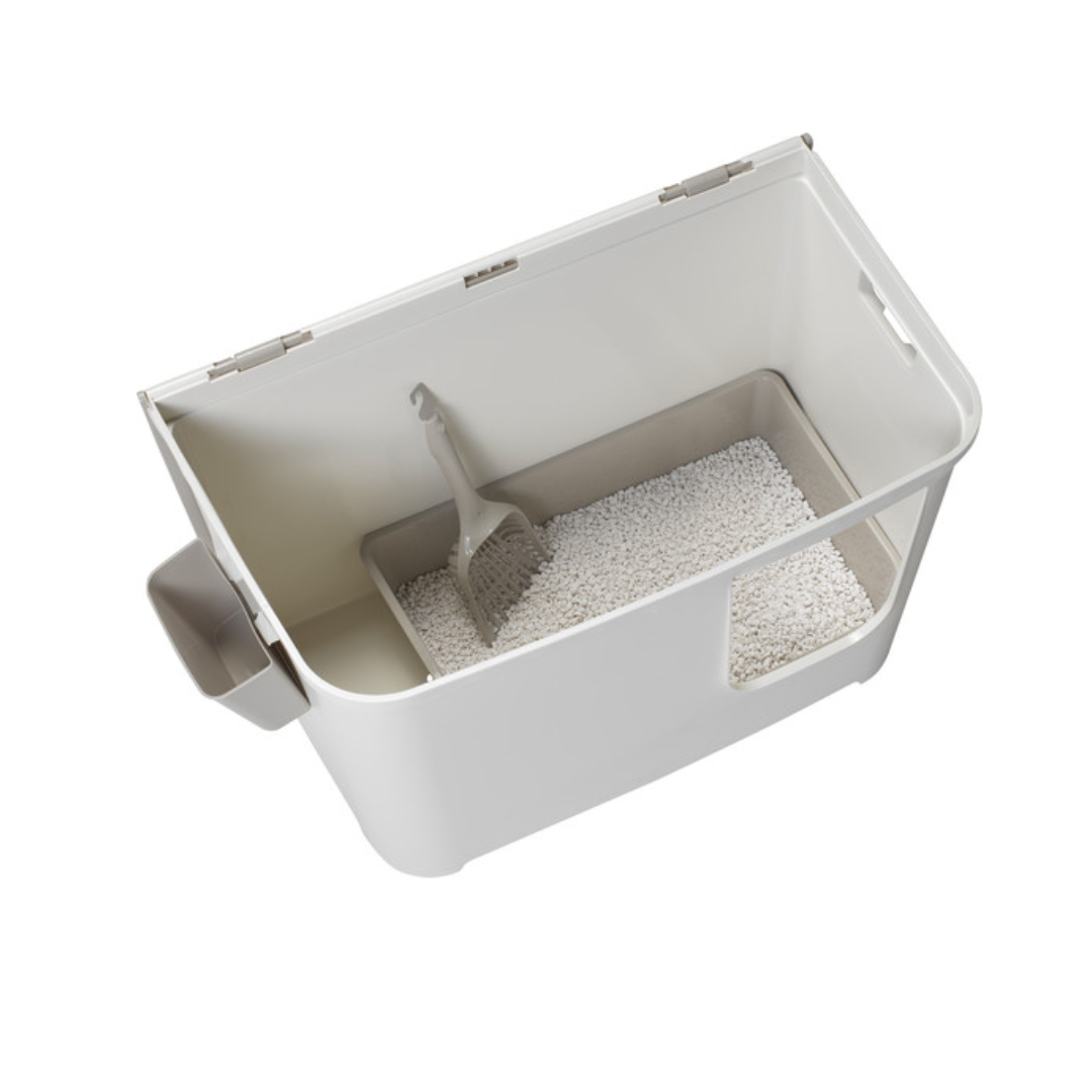 Moderna Arenero para Gato Casetta Soft White
