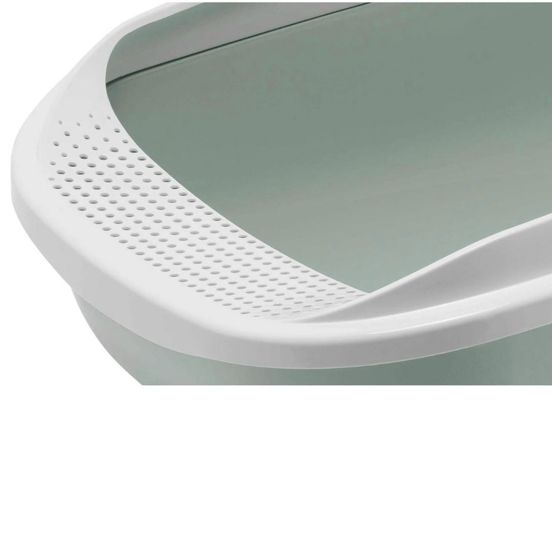Moderna Arenero abierto Grande Comfy Step para Gato